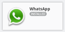 WhatsApp in BlueStack App Player
